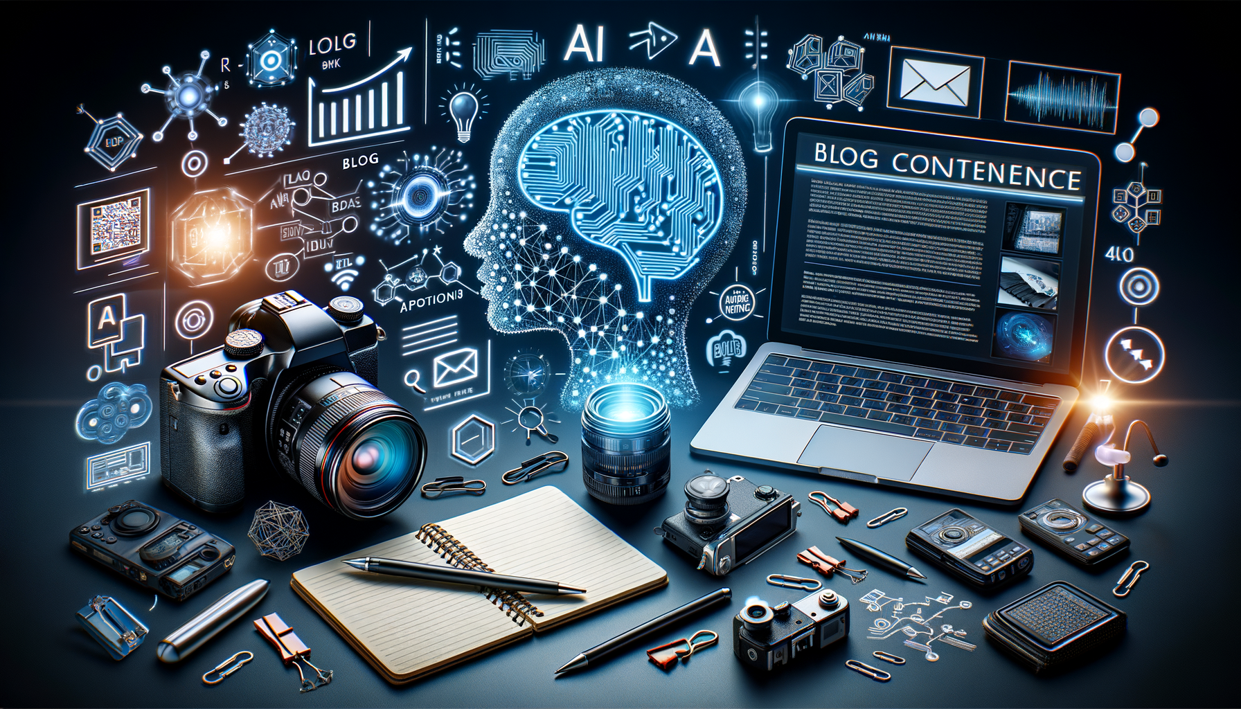 Photo AI, blog content